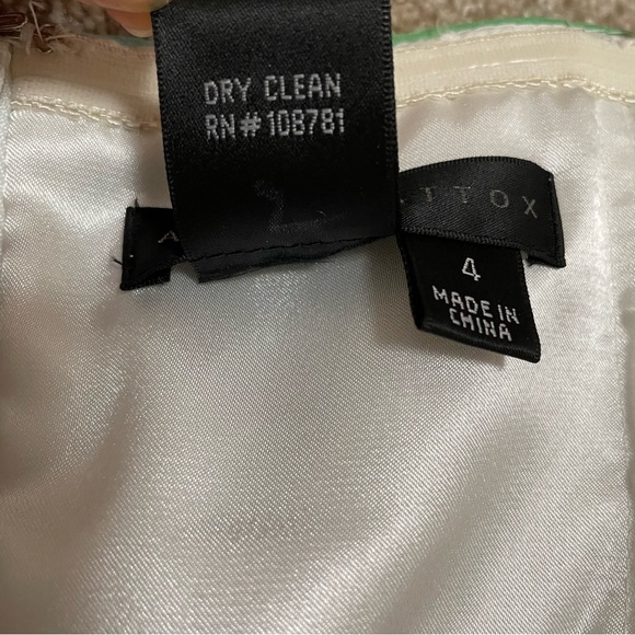 Silk Aidan Mattox Strapless Multicolor Maxi Dress Fairycore Costume Prom Cosplay - Picture 13 of 16